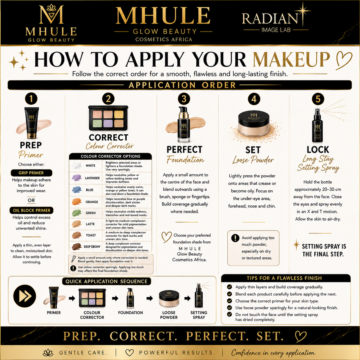 How to Apply Your Makeup