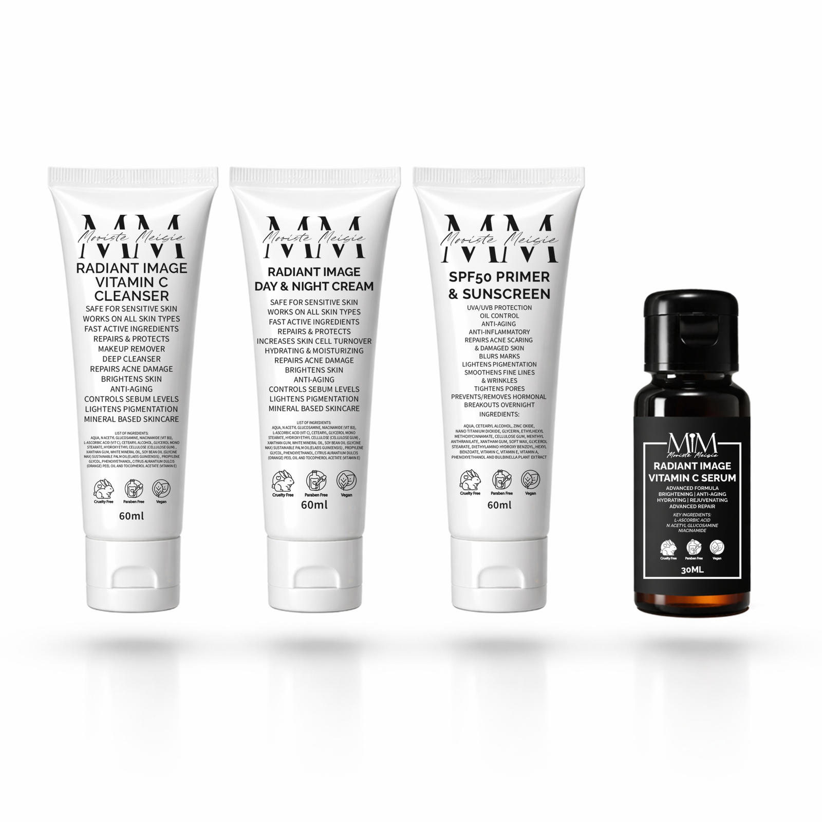 Combo Deal – 4 Step Skincare Kit – Radiant Image