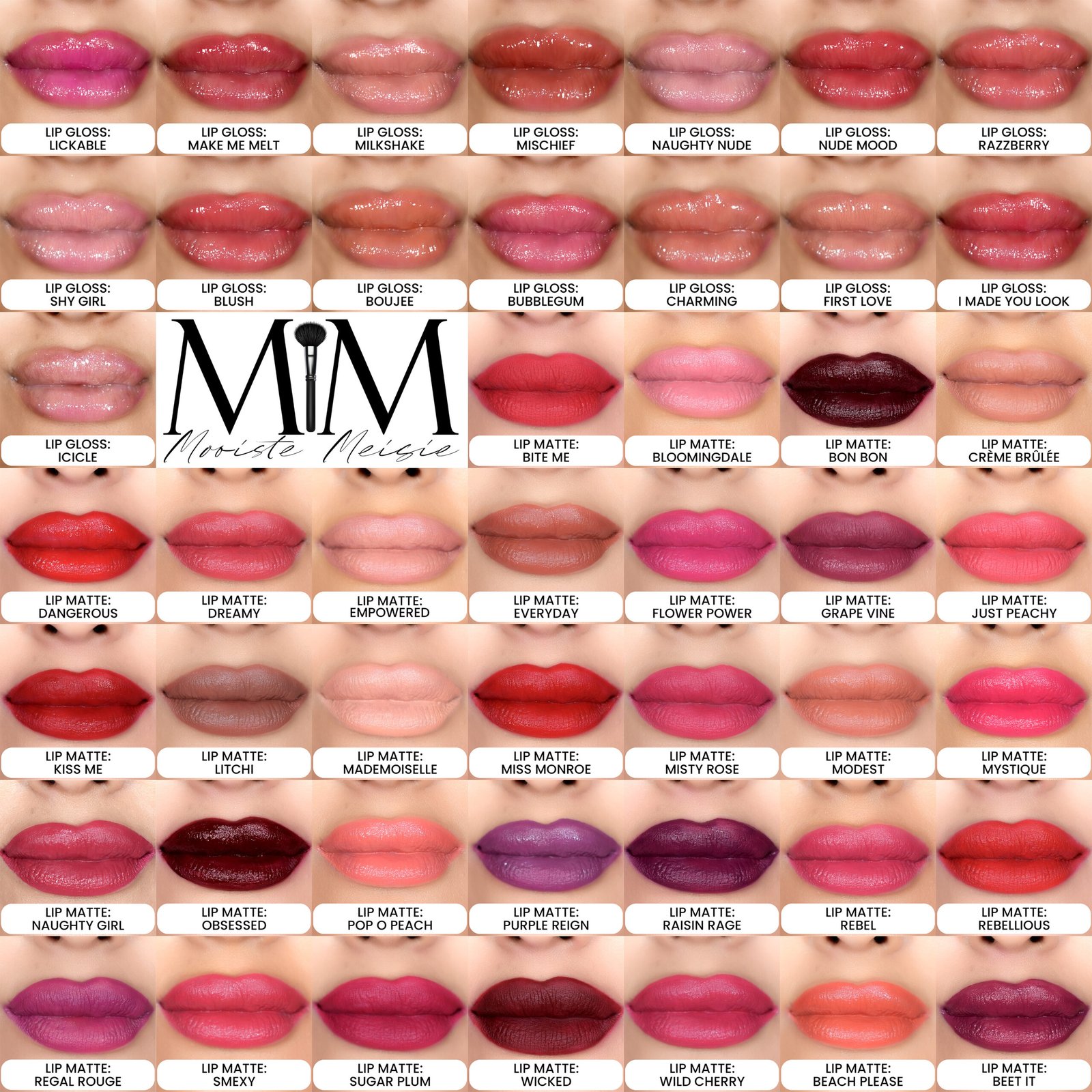 Liquid Lip Matte, Lip Gloss & Lipliner – Mooiste Meisie